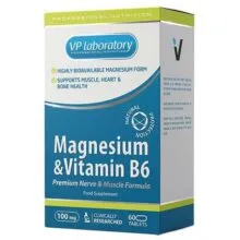 Vplab Magnesium Vitamin B6 60 таблеток
