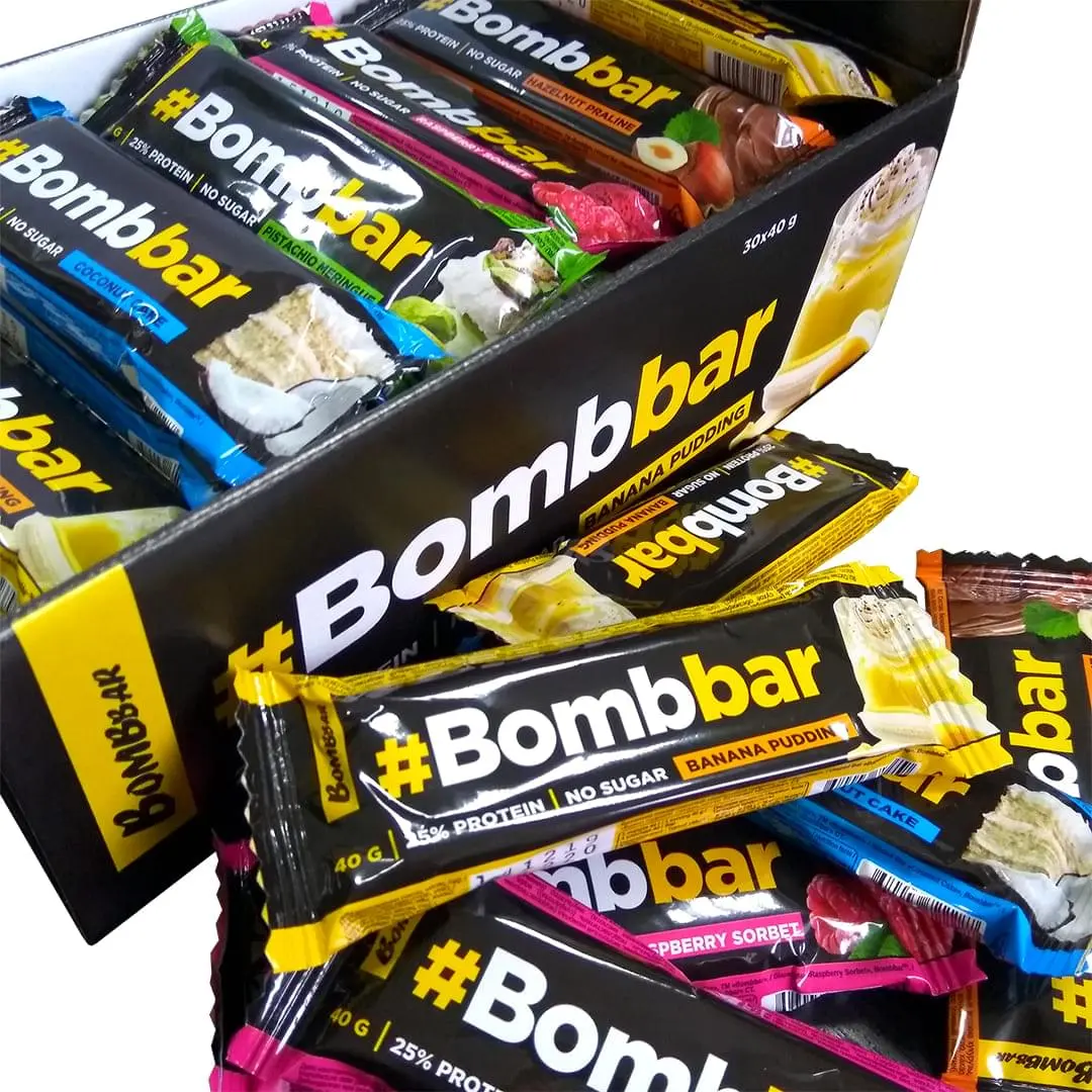 Bombbar protein bar в шоколадной глазури 40 gr