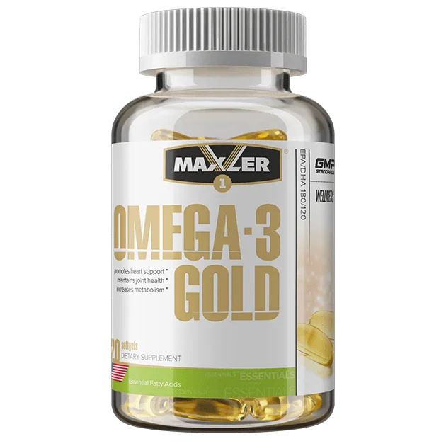 Maxler Omega-3 Gold 120 капс 120 порций