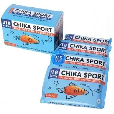 Протеиновый шоколад без сахара Chikalab Chika Sport